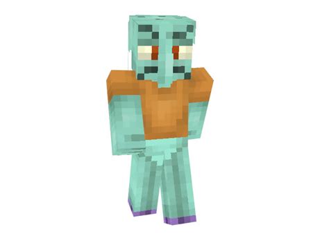 Squidward from SpongeBob SquarePants Skin for Minecraft | MinecraftGames.co.uk