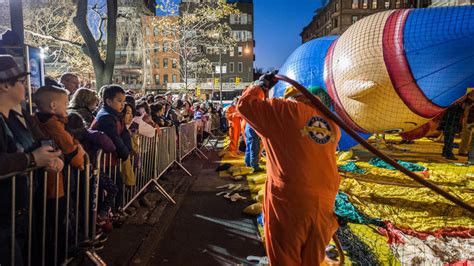 Macy's Thanksgiving Parade Balloon Inflation | Things to do in New York