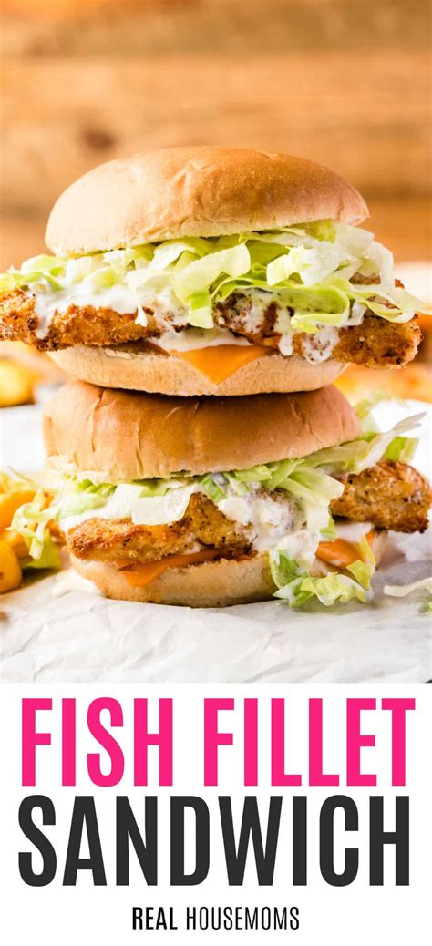 Fish Fillet Sandwich with Homemade Tartar Sauce ⋆ Real Housemoms