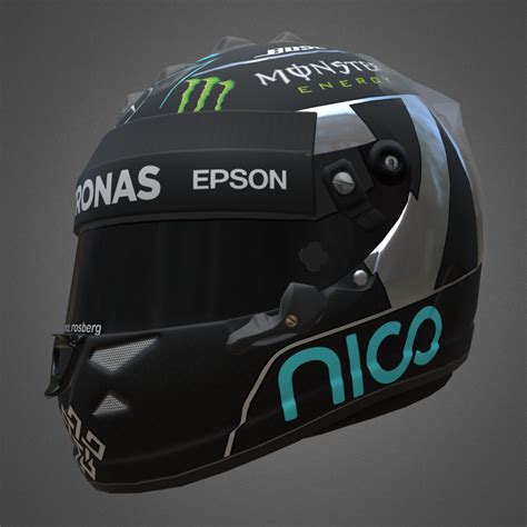 ArtStation - Nico Rosberg F1 Helmet