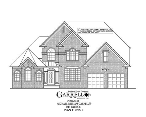 Bristol House Plan 07271 - Garrell Associates, Inc.