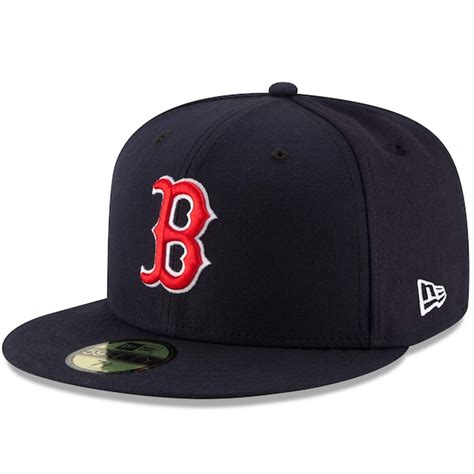 Men's Boston Red Sox New Era Navy Game Authentic Collection On-Field ...