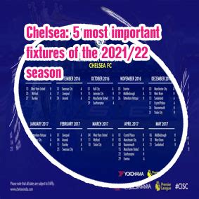 Chelsea football club fixtures :: Chelsea fc next match :: Animus e-Sports