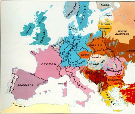 sab's world :): The Ethnic Map of Europe (1914)