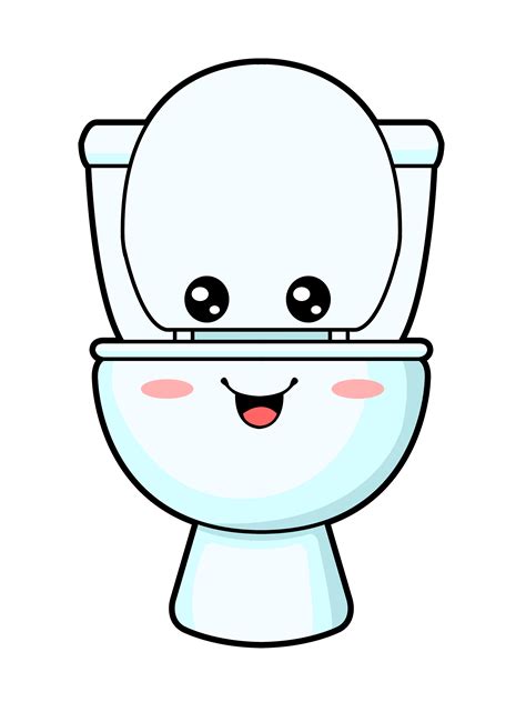 Cute Toilet Drawing - Drawing.rjuuc.edu.np