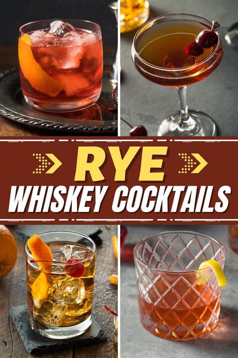 17 Best Rye Whiskey Cocktails and Drinks - Insanely Good