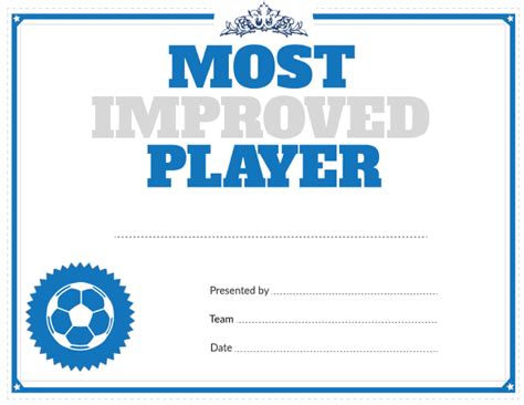 8 Most Improved Award Template - Free Graphic Design Templates