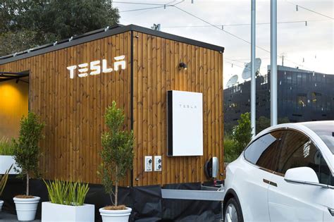 Tesla's Futuristic Tiny House Shows Off Its Energy Products