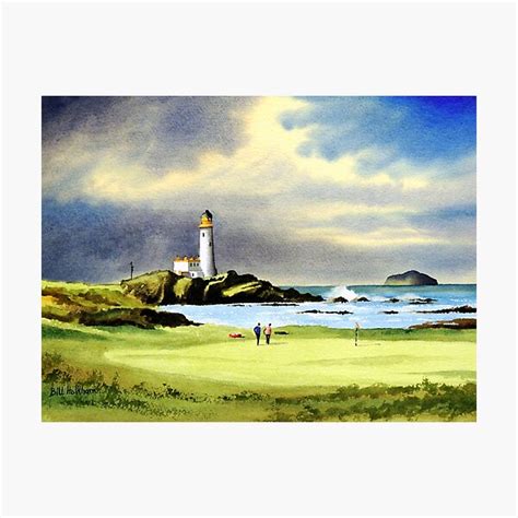 "Turnberry Golf Course Scotland 10th Hole" Photographic Print for Sale ...