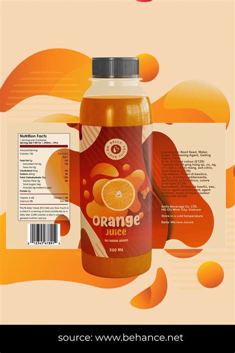 Fruit Juice Packaging, Beverage Packaging, Bottle Packaging, Packaging Labels, Bottle Labels ...