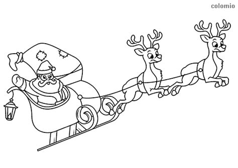 Reindeer coloring pages » Free & Printable » Reindeer coloring sheets