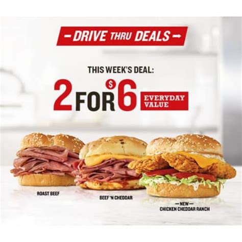 Arby's Drive-Thru Deal | MyFreeProductSamples.com