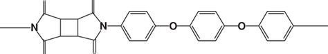 Chemical structure of polyimide material. | Download Scientific Diagram