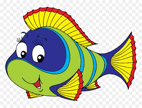 Fish Png Clipart - Colorful Fish Clip Art, Transparent Png - vhv