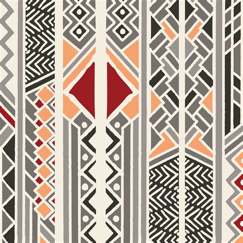 Ethnic colorful bohemian pattern with geometric elements 694055 Vector Art at Vecteezy