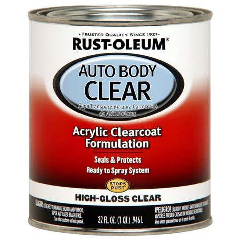 Rust-Oleum Automotive Enamel, Gloss Clear, 1 qt - Walmart.com - Walmart.com