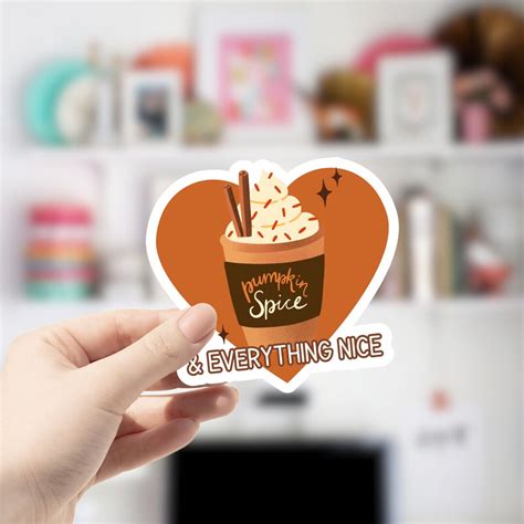 Coffee Sticker, Food Sticker, Waterproof Sticker, Vinyl Sticker, Cute ...