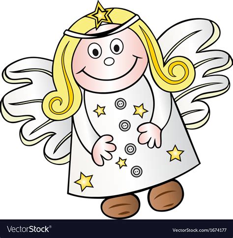 Christmas angel Royalty Free Vector Image - VectorStock