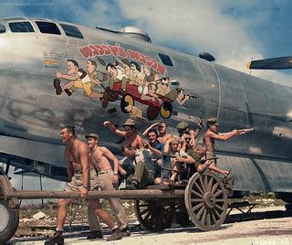 The crew of B-29 Superfortress 42-24598 "Waddy's Wagon", 2… | Flickr