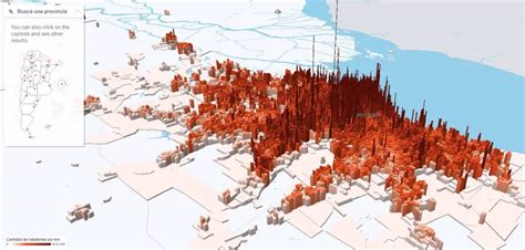 Population density in Argentina - Vivid Maps