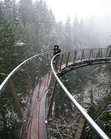 Snow Day at the Capilano Suspension Bridge | xoxoBella