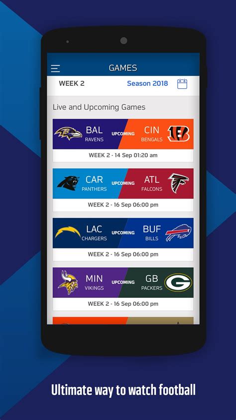 NFL Game Pass International for Android - APK Download