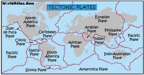 How Many Tectonic Plates Are There? | Plate tectonics, Tectonic plates map, Earth and space science