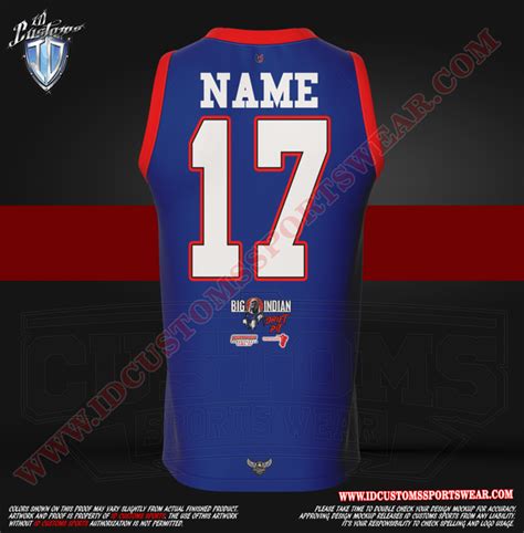 Big Indian Basketball Custom Jersey – ID Customs SportsWear