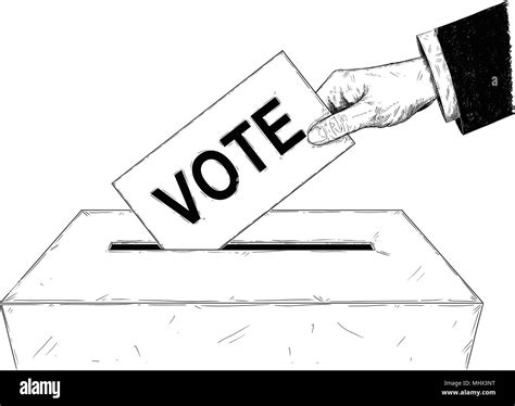 Voting Clipart Black And White