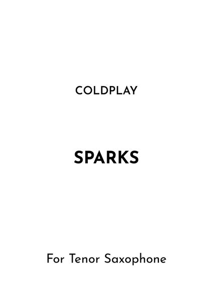 Sparks by Coldplay - Tenor Saxophone - Digital Sheet Music | Sheet ...