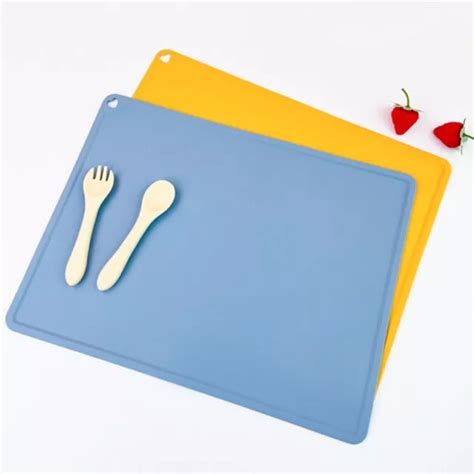 BPA FREE BABY Silicone Placemat Heat Resistant Table Pads Feeding Tableware $17.74 - PicClick AU