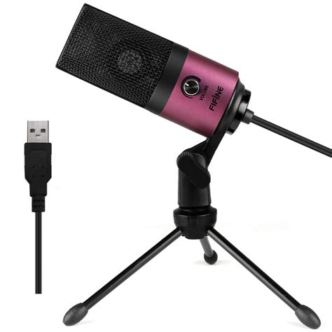 Fifine USB Microphone with Volume Control-669 | FIFINE MICROPHONE