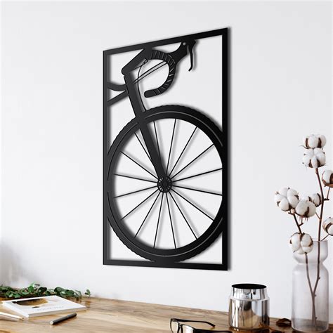 Bicycle Wall Art Metal Bike Wall Art Cyclist Gift Biker | Etsy