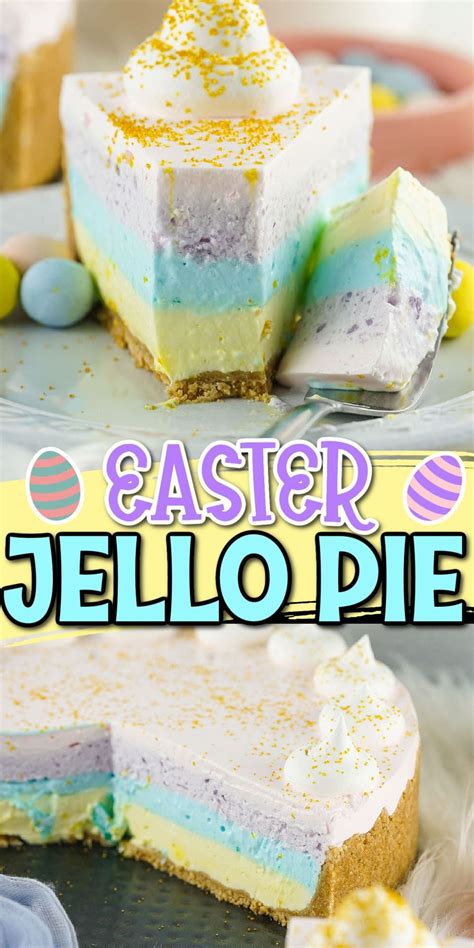 Colorful and Delicious Easter Jello-Pie Recipe