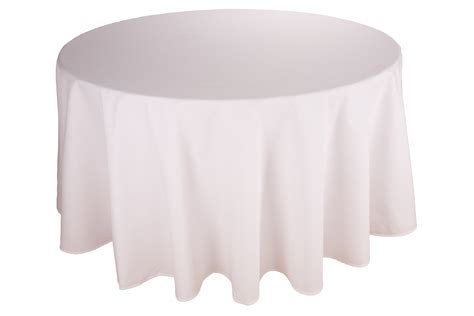 Riegel Permalux Cottonblend 90-Inch Round Tablecloth, White 73654346084 | eBay