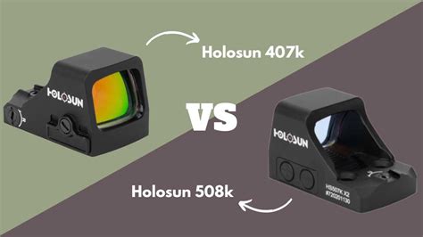 Holosun 407k vs 507K - Know The Difference