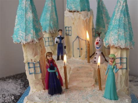 Frozen Movie Castle Cake