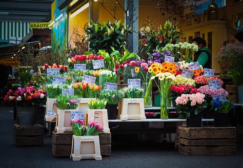 Free photo: market, flowers, farmers local market, flowers was, flower trade, market stall ...