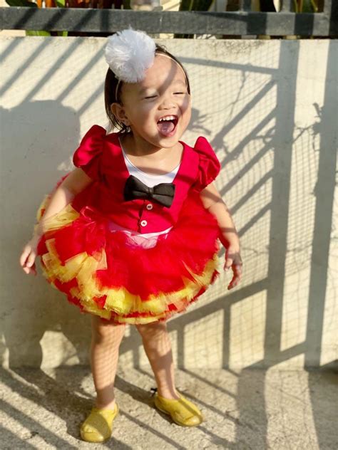 Jollibee costume tutu skirt, Babies & Kids, Babies & Kids Fashion on ...