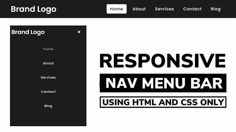 Navigation Menu Bar Design Using HTML and CSS