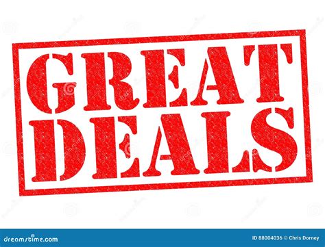 GREAT DEALS stock illustration. Illustration of great - 88004036