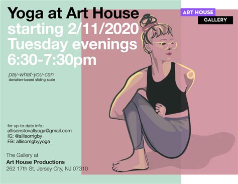 Yoga @ Art House - Jersey City Cultural Affairs
