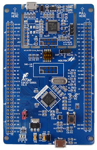 MDK5 - Holtek ESK32-30501 (HT32F52352)