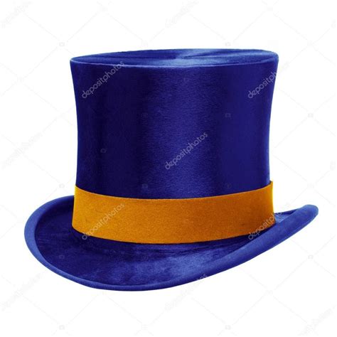 Blue Top Hat against White - Stock Photo , #spon, #Hat, #Top, #Blue, # ...