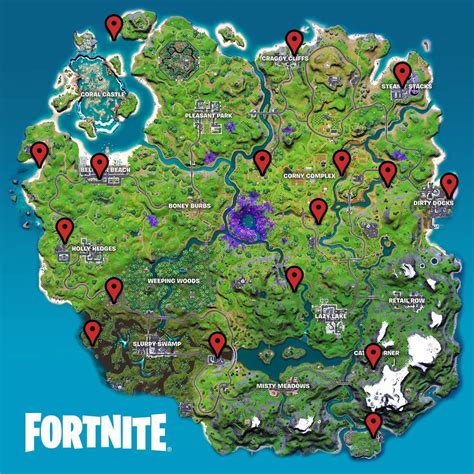 All Upgrade Bench locations in Fortnite Chapter 2 Season 7 - DoubleXP