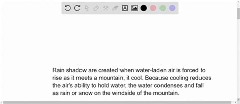 SOLVED:What is a rain-shadow desert? How does it form?