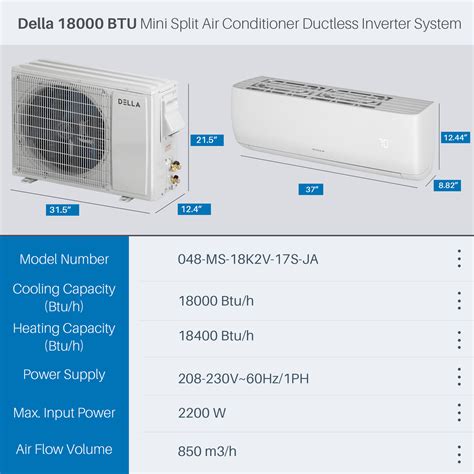 12000-24000 BTU Mini Split Air Conditioner with Heat Pump | eBay