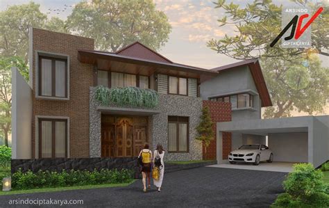 Design BM Modern Joglo House, Ciputat Tangerang Selatan