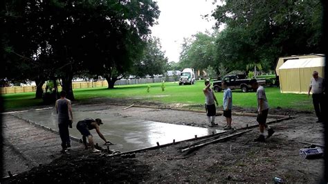 Concrete Basketball Court Construction - Basketball Choices