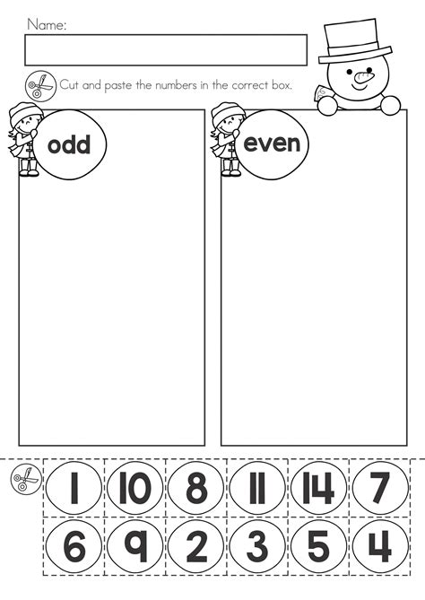 Even and Odd Number Worksheets | 101 Activity